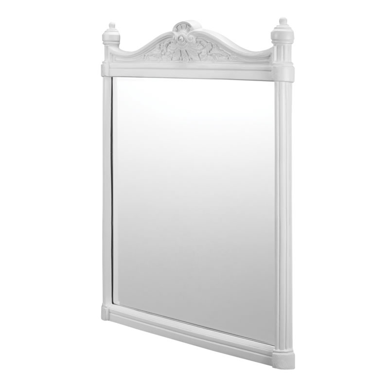 картинка Зеркало Georgian с рамой, белый алюминий от магазина Burlington Official